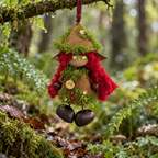 “Forest Sprite” Black Seed Doll - Yunicrafts