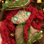 “Forest Sprite” Black Seed Doll - Yunicrafts