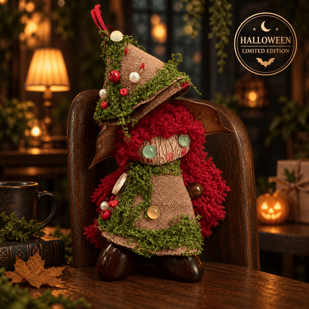“Forest Sprite” Black Seed Doll - Yunicrafts
