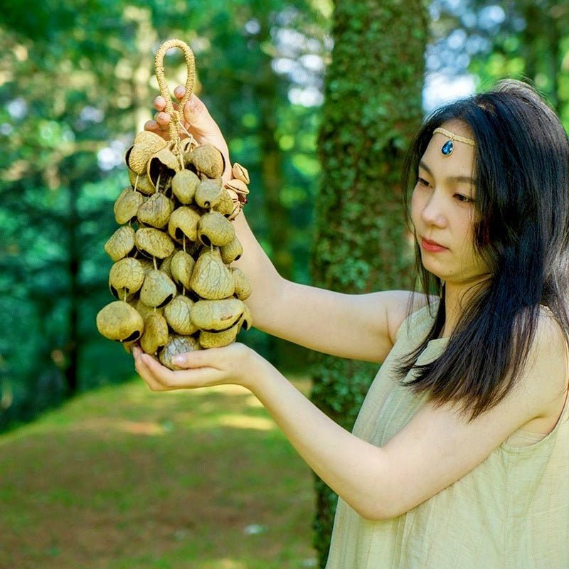 Hand Bell | Handmade Panji Seed Shaker - Yunicrafts