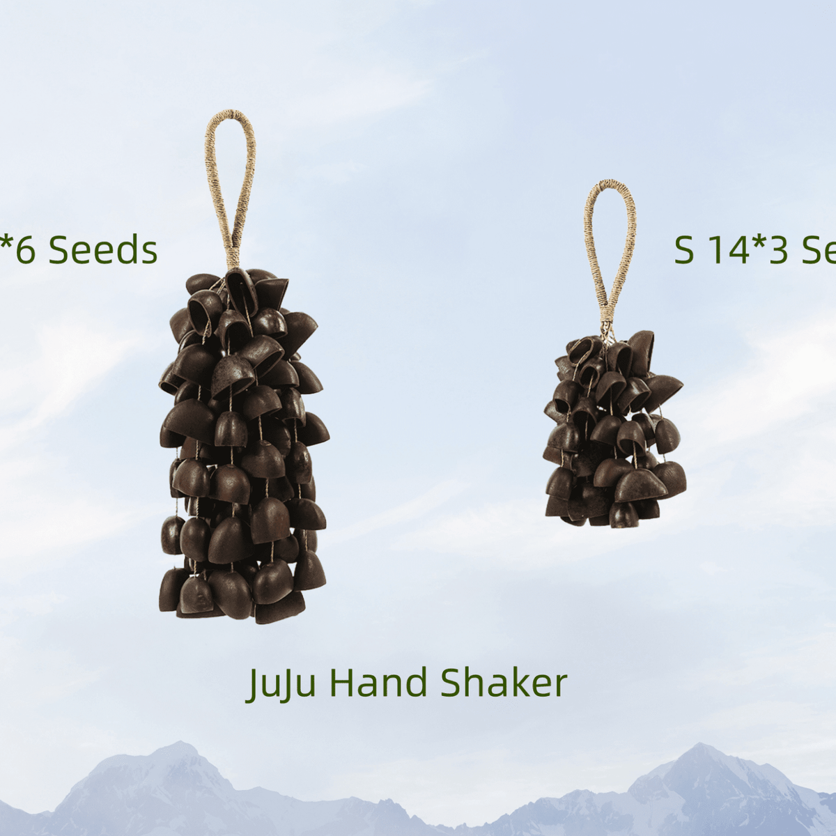 Hand Bell | Juju Duckfoot Vine Seed Shaker - Yunicrafts