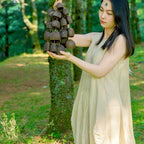 Hand Bell | Salin Water Bellwood Seed Shaker - Yunicrafts