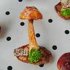 Handcrafted Real-Mushroom Fridge Magnets - Yunicrafts
