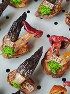 Handcrafted Real-Mushroom Fridge Magnets - Yunicrafts