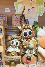 Handmade Big - Eyed Entada Pod Ornament – Cute Natural Wall Hanging Decor - Yunicrafts