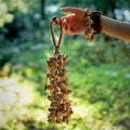 Seed Shaker | Handmade Chacha Oleander Seed Rope Hand Bell – Natural Rainforest Sound Decor - Yunicrafts