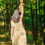 Seed Shaker | Handmade Chacha Oleander Seed Rope Hand Bell – Natural Rainforest Sound Decor - Yunicrafts