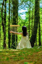 Handmade Chacha Oleander Seed Shell Bar Chime – Natural Rainforest Wind Instrument - Yunicrafts