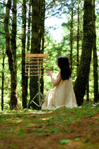 Handmade Chacha Oleander Seed Shell Bar Chime – Natural Rainforest Wind Instrument - Yunicrafts