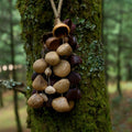 Seed Shaker | Handmade Entada, Pala Cardamom & Chacha Oleander Seed Shell Hand Bell– Natural Rainforest Sound - Yunicrafts