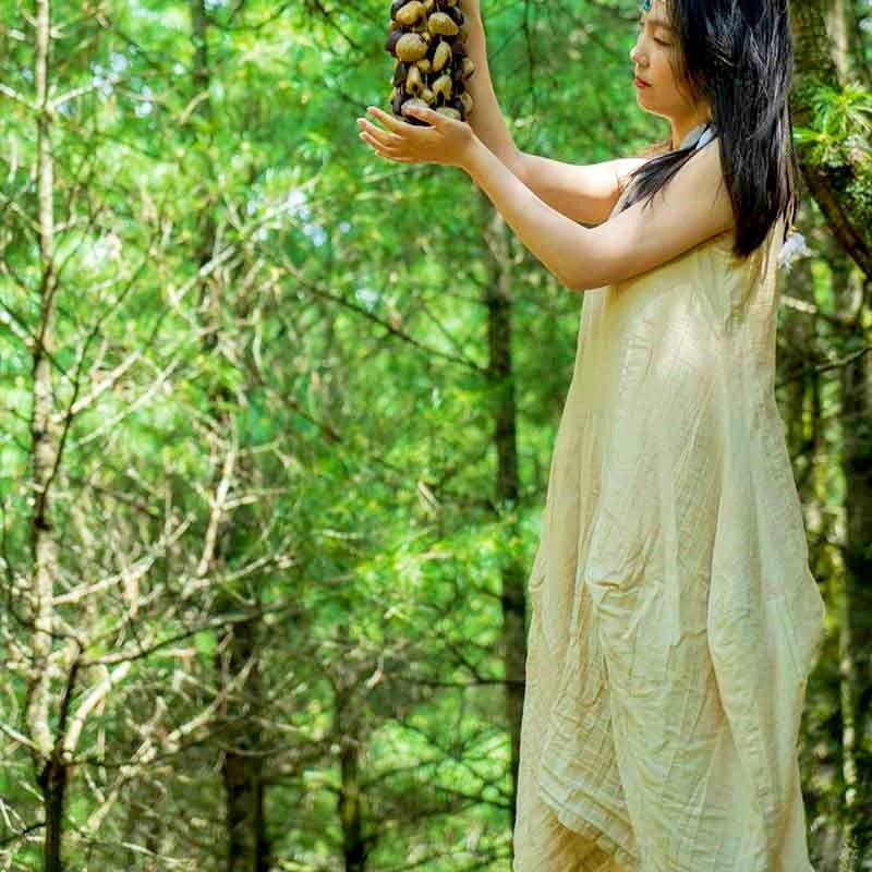 Seed Shaker | Handmade Entada, Pala Cardamom & Chacha Oleander Seed Shell Hand Bell– Natural Rainforest Sound - Yunicrafts