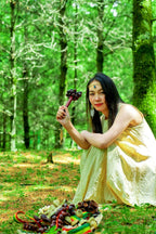 Handmade Pala Cardamom Seed Pod Wooden Handle Shaker – Rainforest Rhythm - Yunicrafts