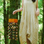 Handmade Seed Pod Wind Chime | Juju, Panji & Chacha Round Chime - Yunicrafts