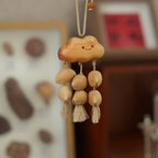 "Happy Cloud" Carved Wood Seed Mobile - Yunicrafts
