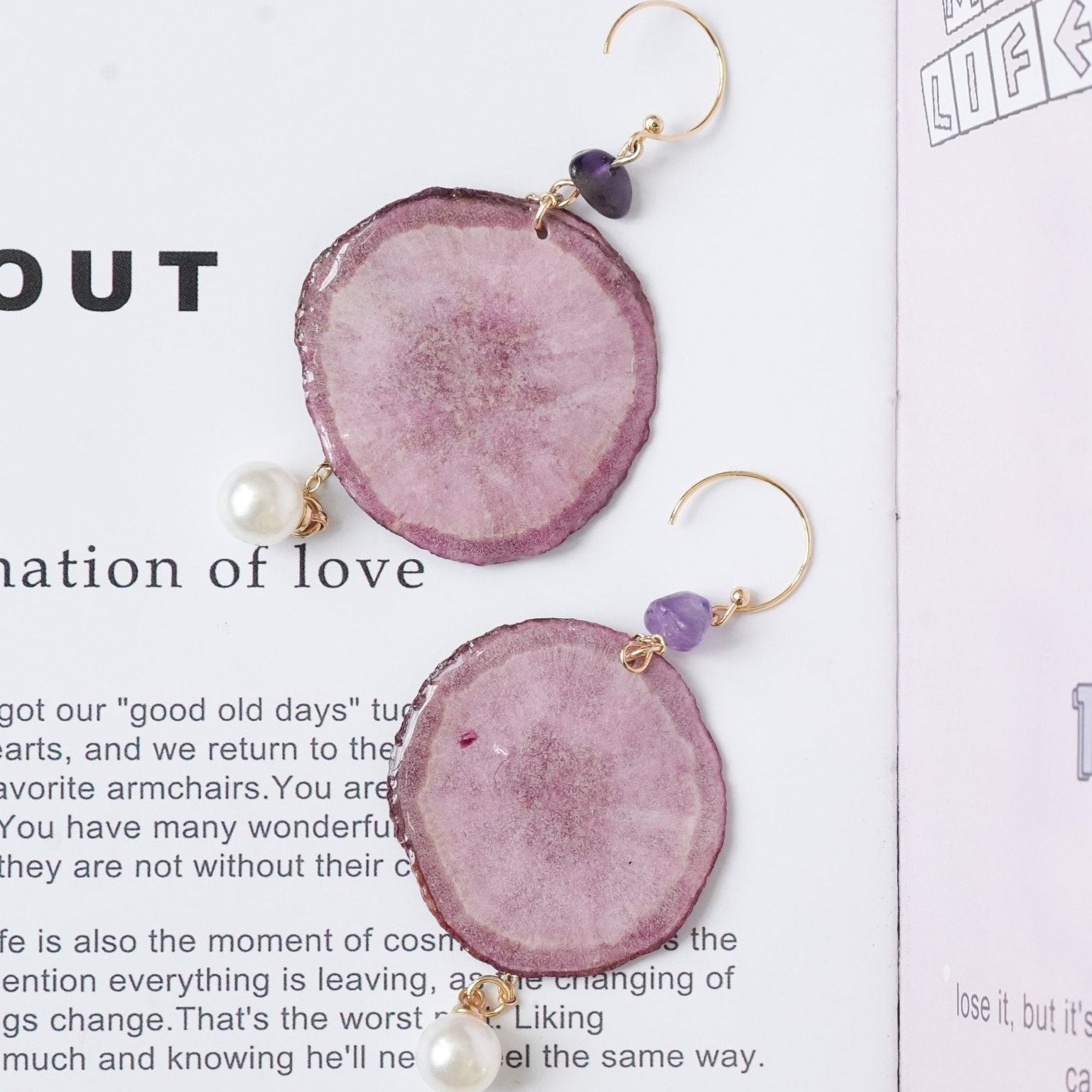 "Harvest Gem" Real Carrot＆Potato Earrings - Yunicrafts