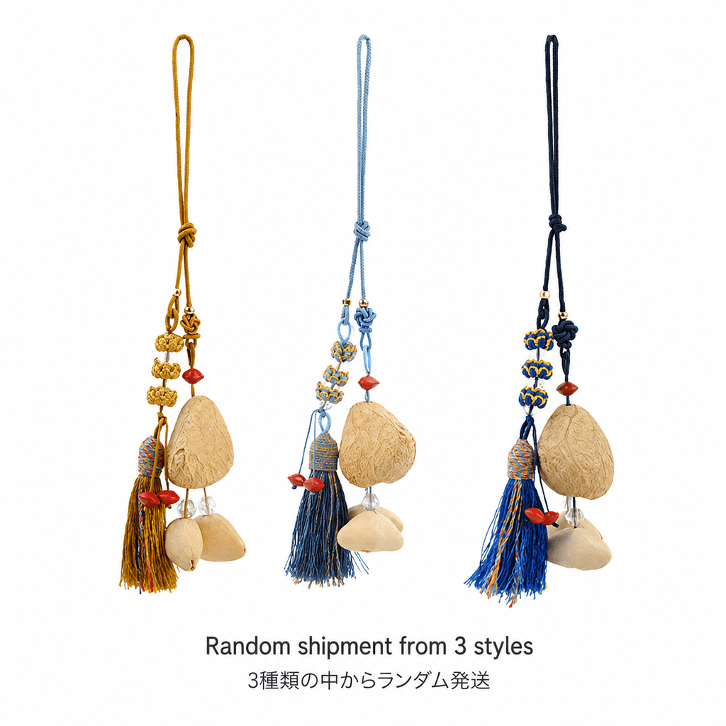 "Indigo Guardian" Tassel Seed Charm - Yunicrafts
