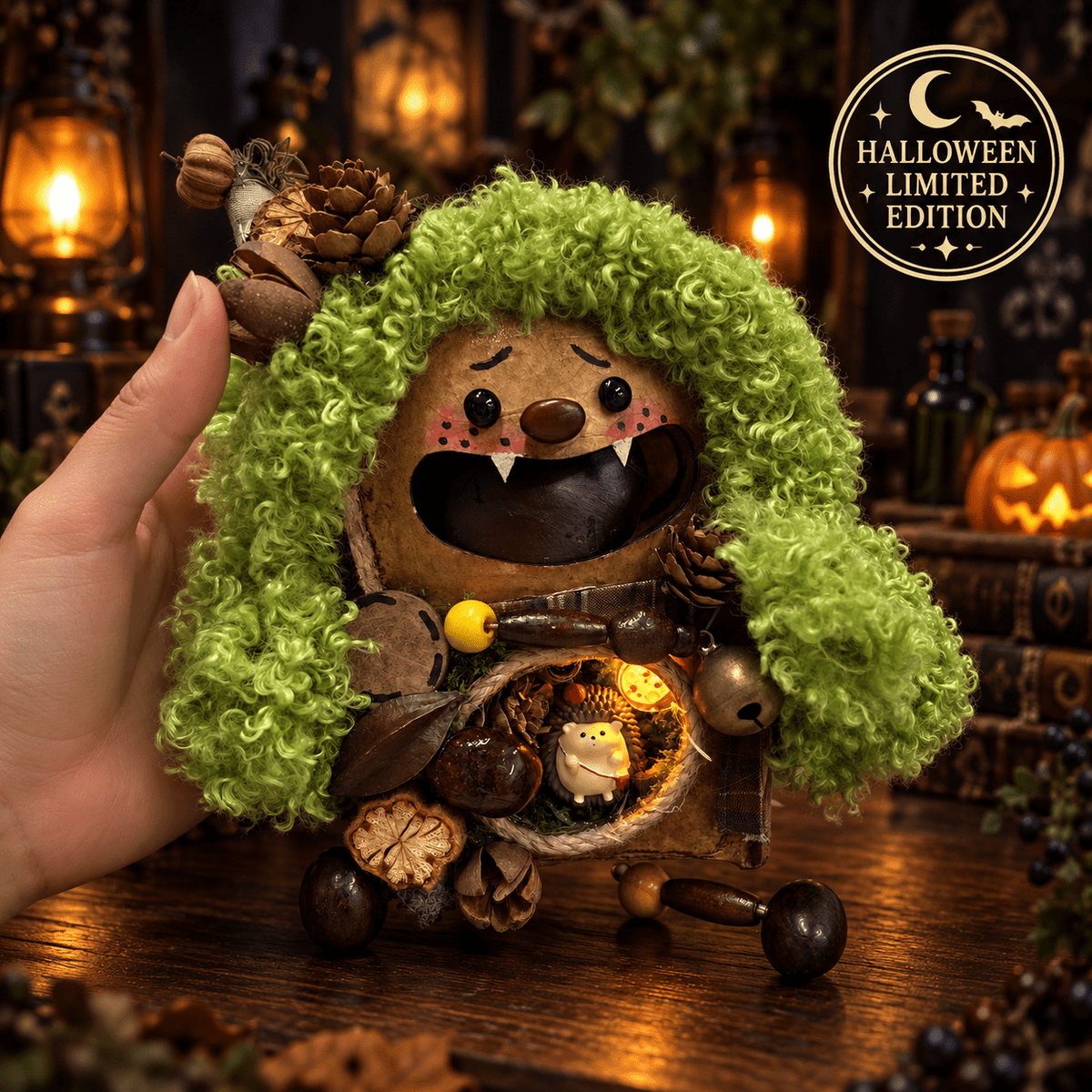 “Jungle Witch” Twin-Pod Doll - Yunicrafts