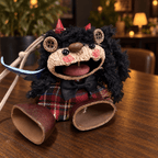 “Little Devil” Black Seed Doll — Main Style - Yunicrafts