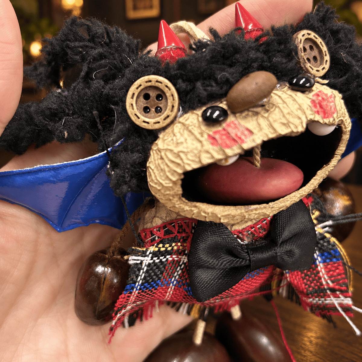 “Little Devil” Black Seed Doll — Main Style - Yunicrafts