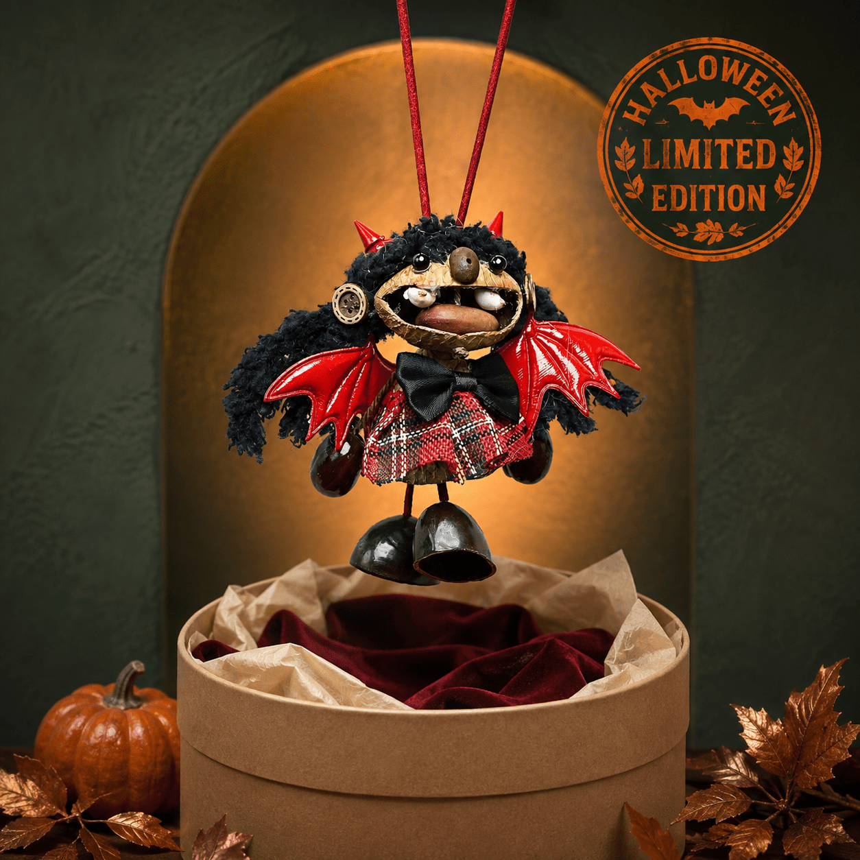 “Little Devil” Black Seed Doll — Main Style - Yunicrafts