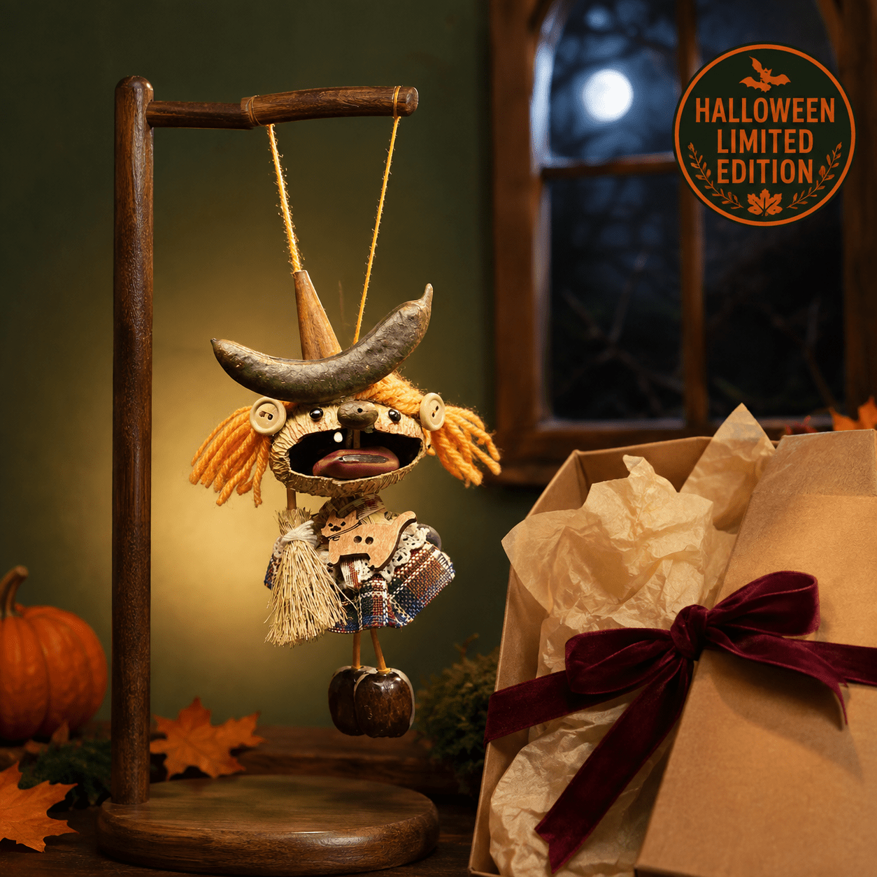 “Little Witch” Black Seed Doll — Main Style - Yunicrafts