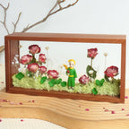 "My Unique Rose" Preserved Flower Shadow Box - Yunicrafts