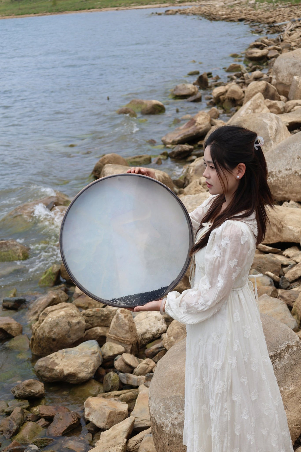 Ocean Drum – “Daughter of the Sea” Sound Healing Instrument for ASMR & Meditation - Yunicrafts