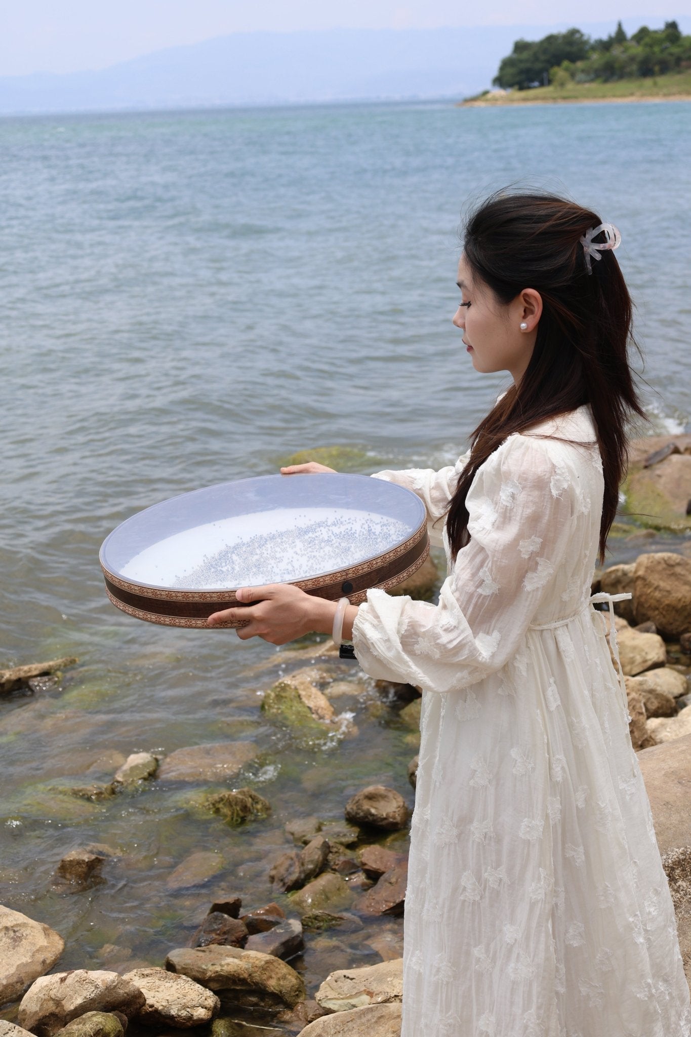 Ocean Drum – “Daughter of the Sea” Sound Healing Instrument for ASMR & Meditation - Yunicrafts