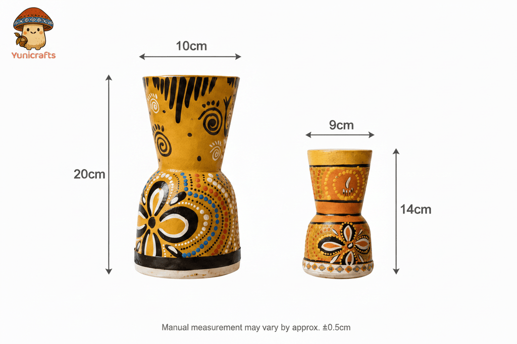 Painted Thunder Drum | Spring Sound Drum - Yunicrafts