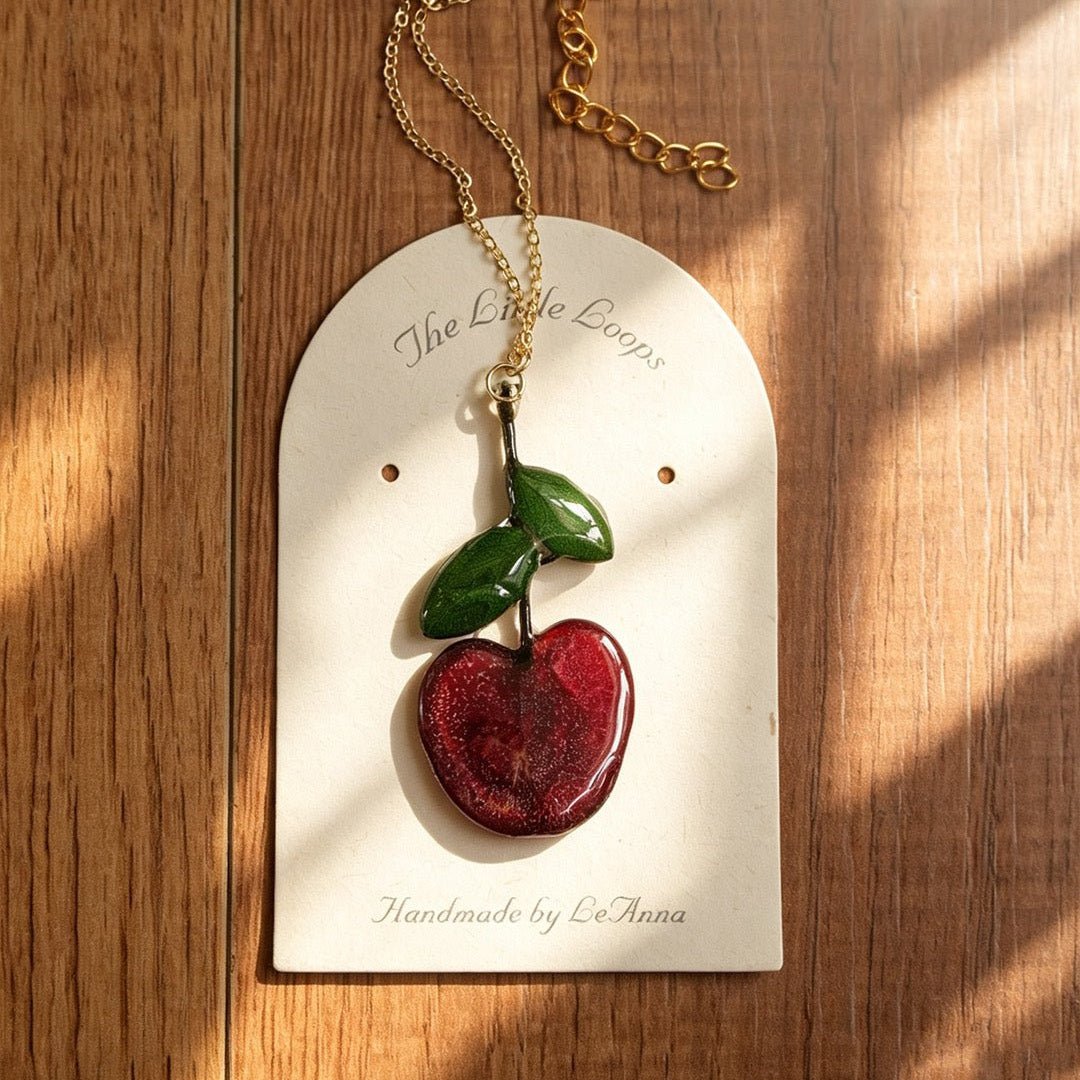 Pendant Necklace | Fruit Slice Botanical Resin Jewelry - Yunicrafts