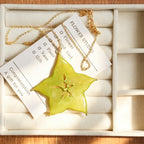 Pendant Necklace | Fruit Slice Botanical Resin Jewelry - Yunicrafts
