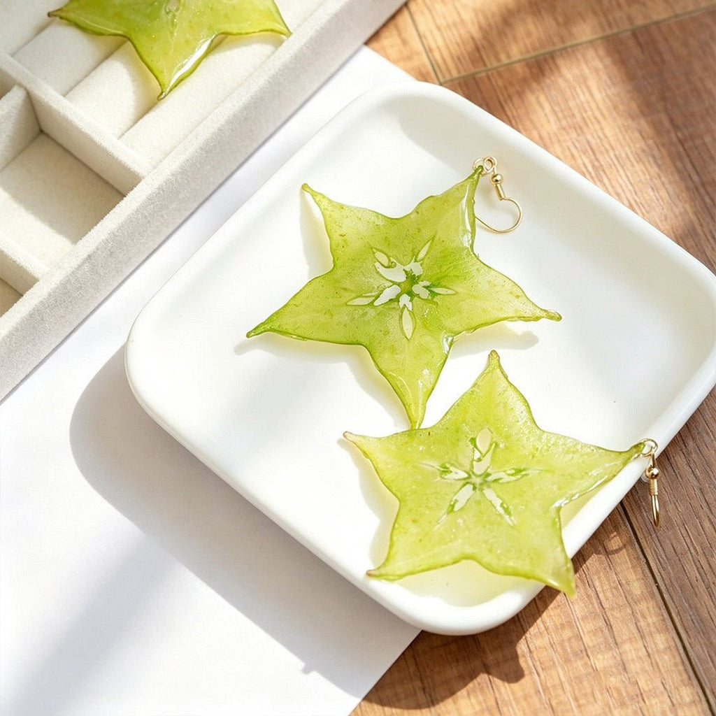 Pendant Necklace | Fruit Slice Botanical Resin Jewelry - Yunicrafts