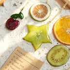 Pendant Necklace | Fruit Slice Botanical Resin Jewelry - Yunicrafts