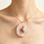 Pendant Necklace | Fruit Slice Botanical Resin Jewelry - Yunicrafts