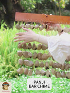 Handmade Salin Seed Shell Bar Chime – Natural Rainforest Decor