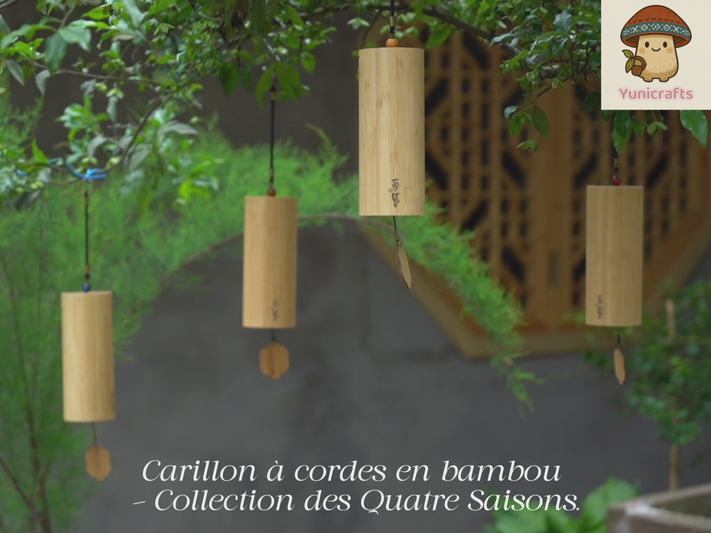 Carrilhão de bambu "Zen Bamboo"