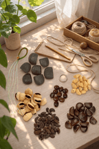 Rainforest Sound DIY Seed Craft Kit – Create Your Own Natural Wind Chime or Shaker - Yunicrafts