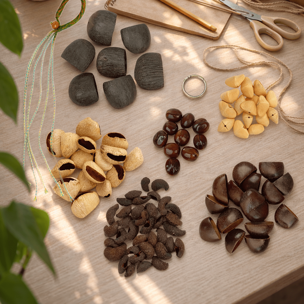 Rainforest Sound DIY Seed Craft Kit – Create Your Own Natural Wind Chime or Shaker - Yunicrafts