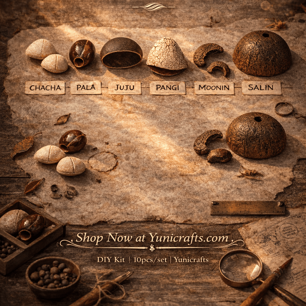 Rainforest Sound DIY Seed Craft Kit – Create Your Own Natural Wind Chime or Shaker - Yunicrafts