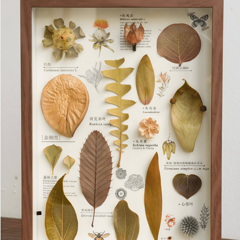 "The Rainforest Seed Vault" - Real Tropical Specimen Shadow Box Art (Square / A4 / A3) - Yunicrafts