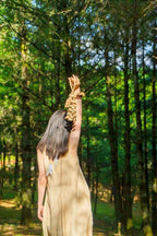 Seed Shaker | Handmade Chacha Oleander Seed Rope Hand Bell – Natural Rainforest Sound Decor - Yunicrafts