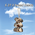 Seed Shaker | Handmade Entada, Pala Cardamom & Chacha Oleander Seed Shell Hand Bell– Natural Rainforest Sound - Yunicrafts