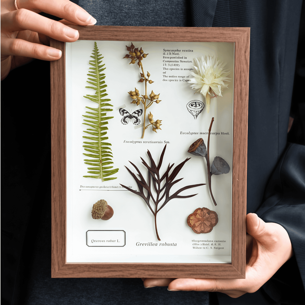 "The Botanist's Journal" Pressed Flower Art Frame - Yunicrafts