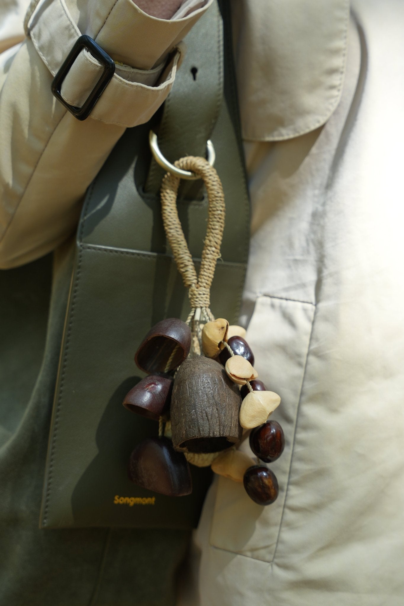 "The Forest Bouquet" - Clustered Natural Seed Bag Charm & Keychain - Yunicrafts