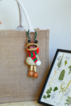"The Forest Holiday" - Handcrafted Natural Nut Christmas Ornaments & Charms - Yunicrafts