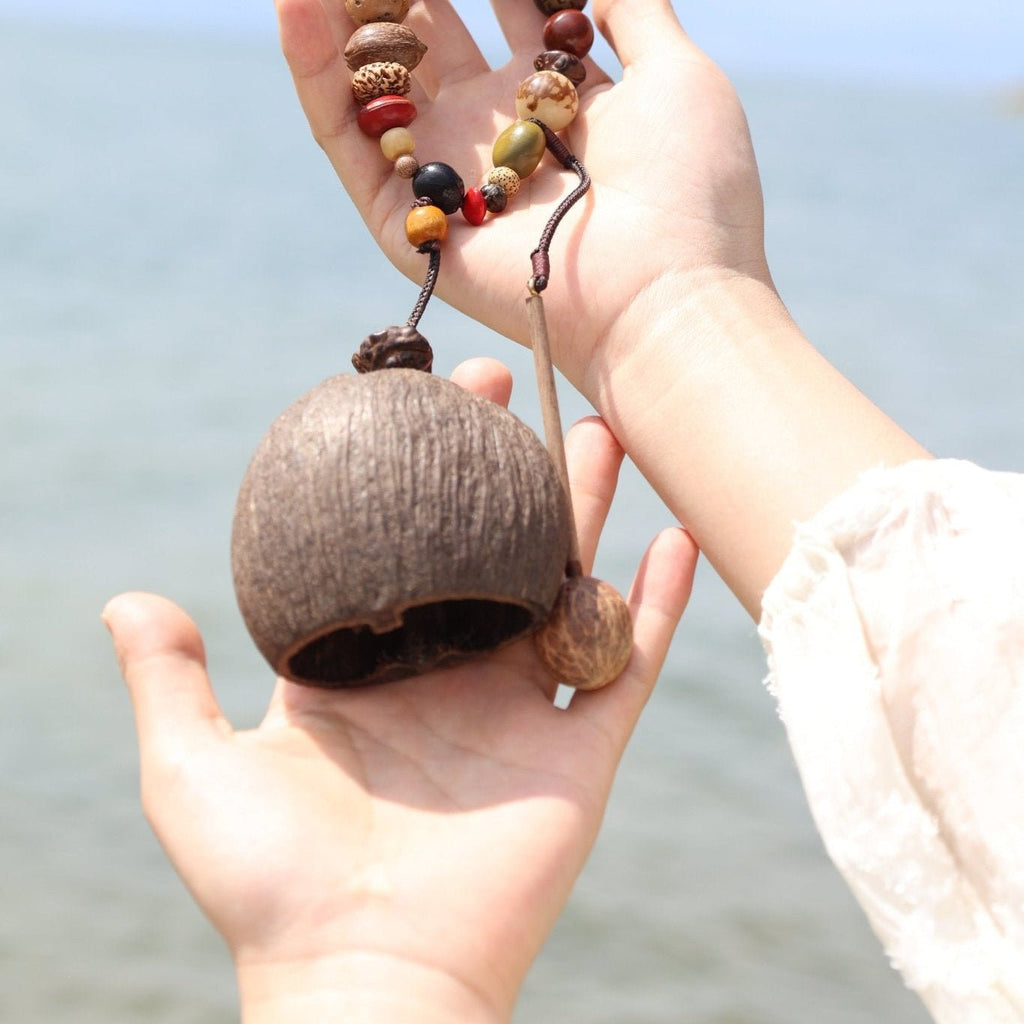 "The Forest Woodblock" Natural Seed Percussion - Yunicrafts