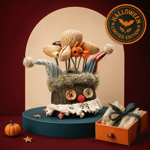 "The Happy Jester" Seed Clown Doll - Yunicrafts