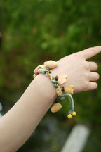 "The Happy Pistachio" Seed Braided Bracelet - Yunicrafts