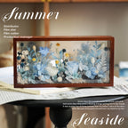 "The Landscape Garden" - Real Preserved Flower Shadow Box (Panoramic Desk Decor) - Yunicrafts