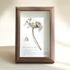 "The Landscape Garden" - Real Preserved Flower Shadow Box (Panoramic Desk Decor) - Yunicrafts